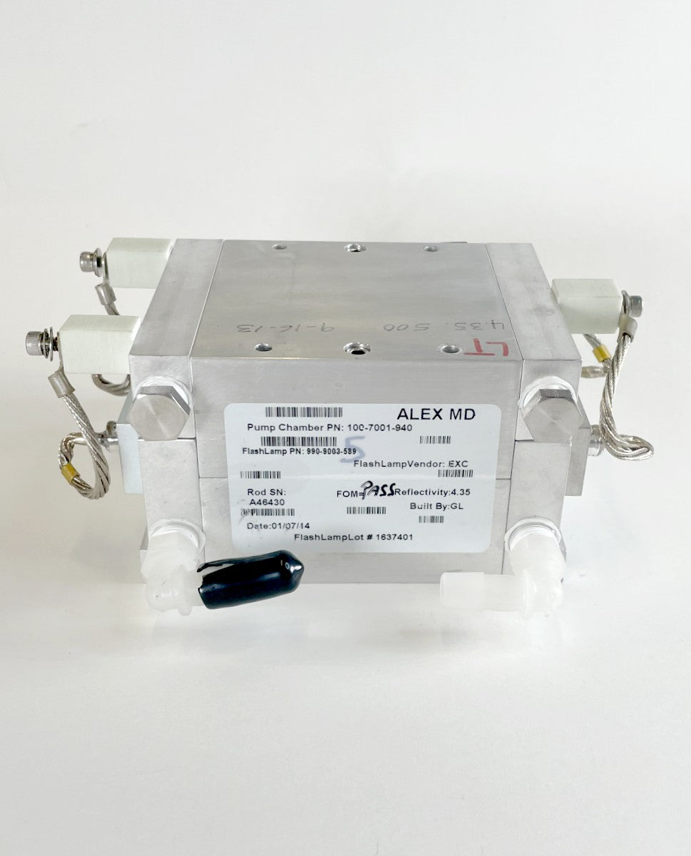 Cynosure Elite 755 ALEX MD Pump Chamber 100-7001-940 Damaged Part As-Is