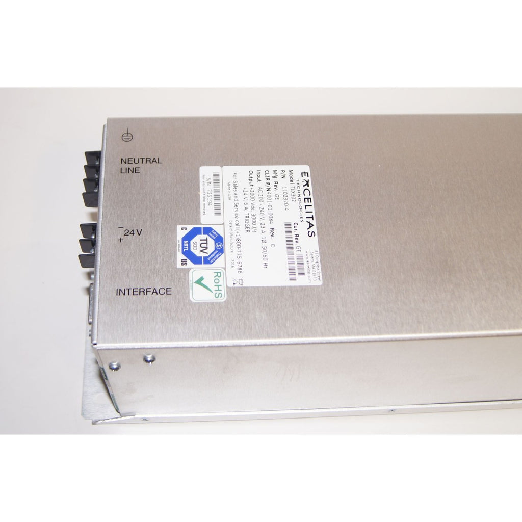 Candela GentleLASE High Voltage Power Supply TLX302 4001-01-0084 Excelitas Lase