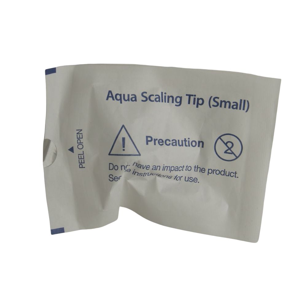Cartessa Skinwave Dermabrasion Small Aqua Scaling Tips Clear 7 Pack