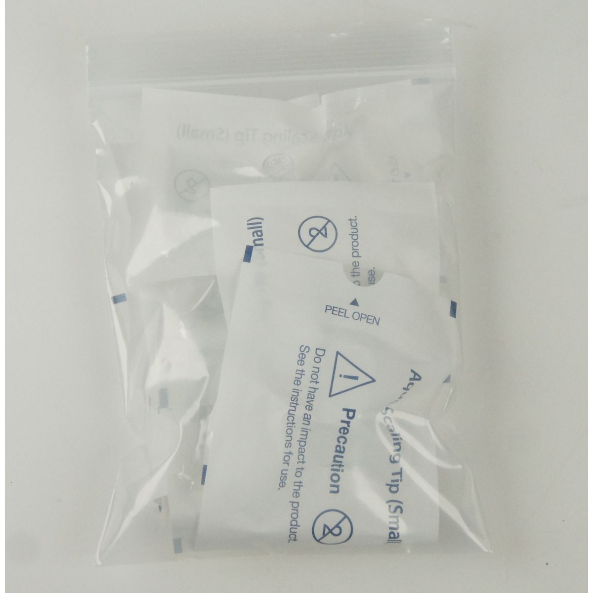 Cartessa Skinwave Dermabrasion Small Aqua Scaling Tips Clear 7 Pack