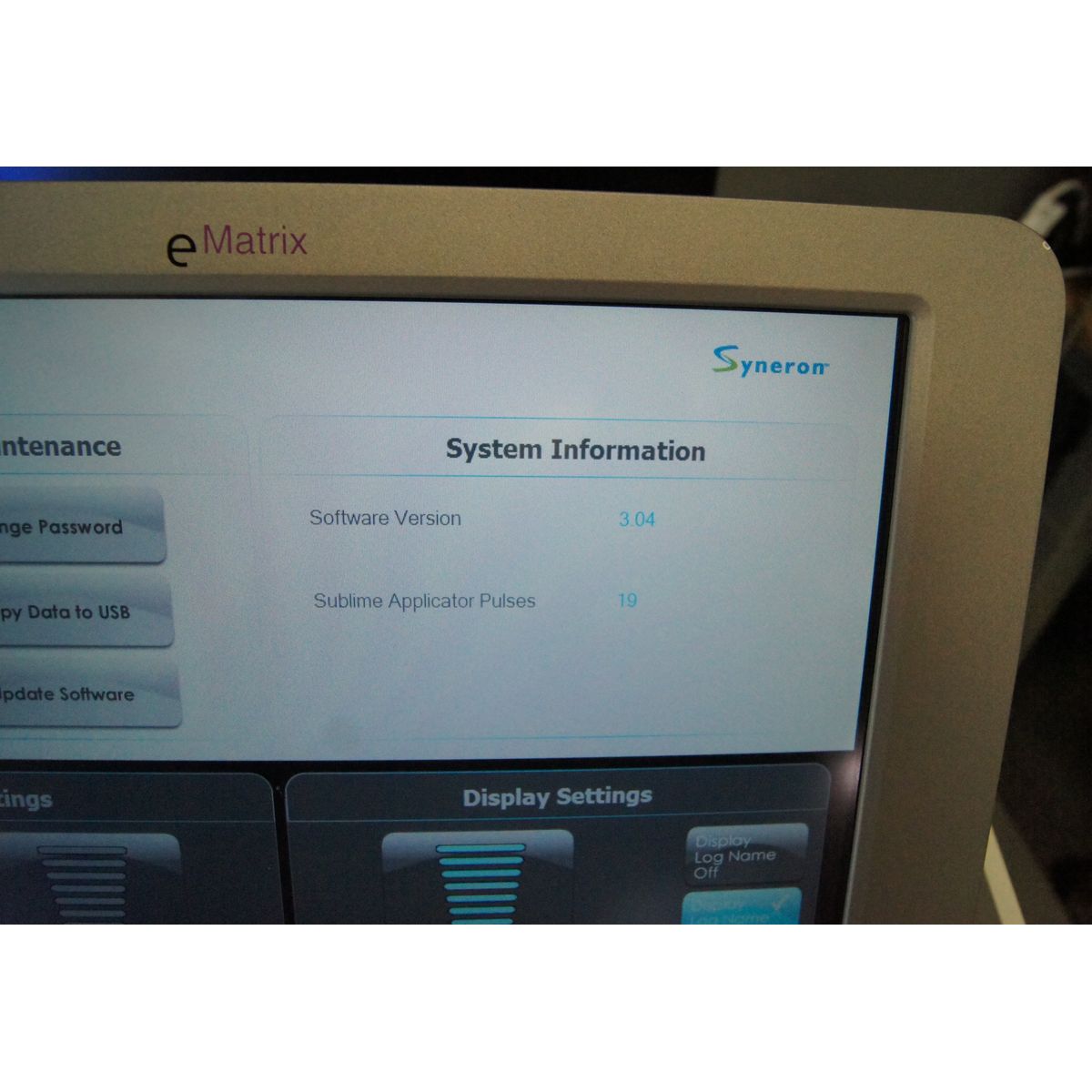 Syneron eMatrix Skin Rejuvenation Wrinkles Sublime RF Missing Parts AS-IS