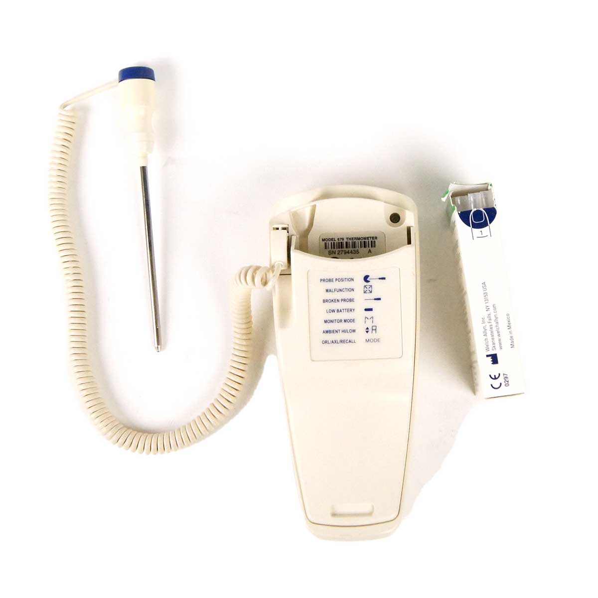 Welch Allyn 679 SureTemp Thermometer with Extra Probe Covers Sure Temp Tan Oral
