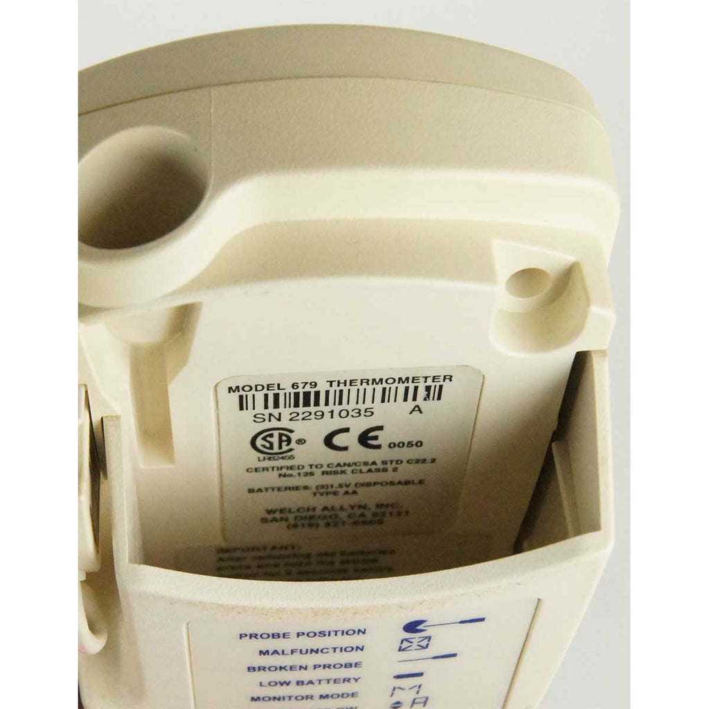 Welch Allyn 679 SureTemp Thermometer with Extra Probe Covers Sure Temp Yellowing