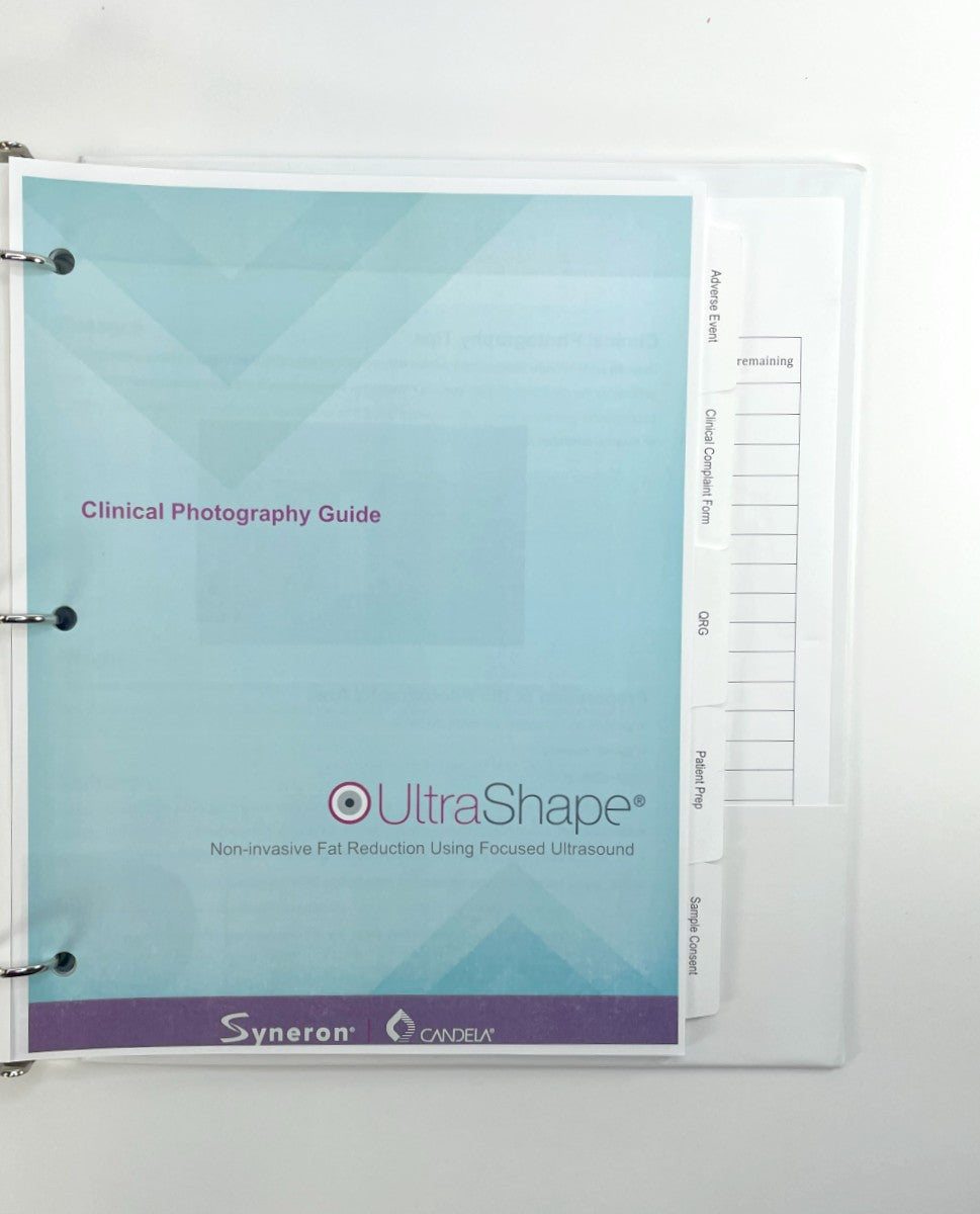 Syneron CANDELA Clinical Photography Guide UltraShape Reference Manual