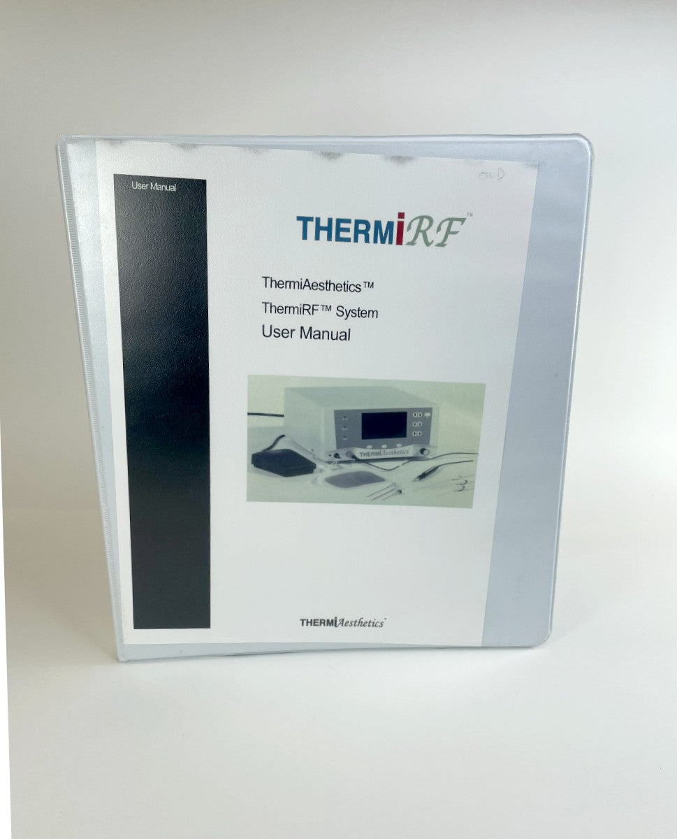 Thermi ThermiRF Cellulite System Operator User Manual