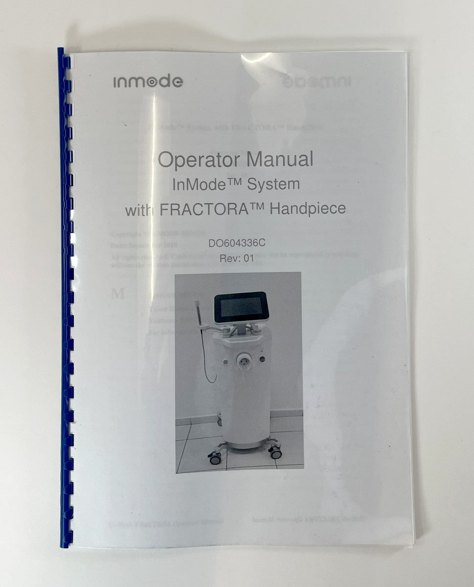 Operado Manual InMode System with FRACTORA handpiece