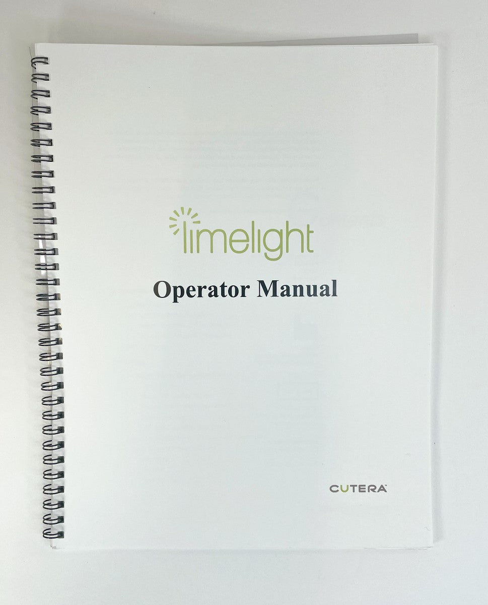 CUTERA limelight Operator Manual D0436 EXP 2017