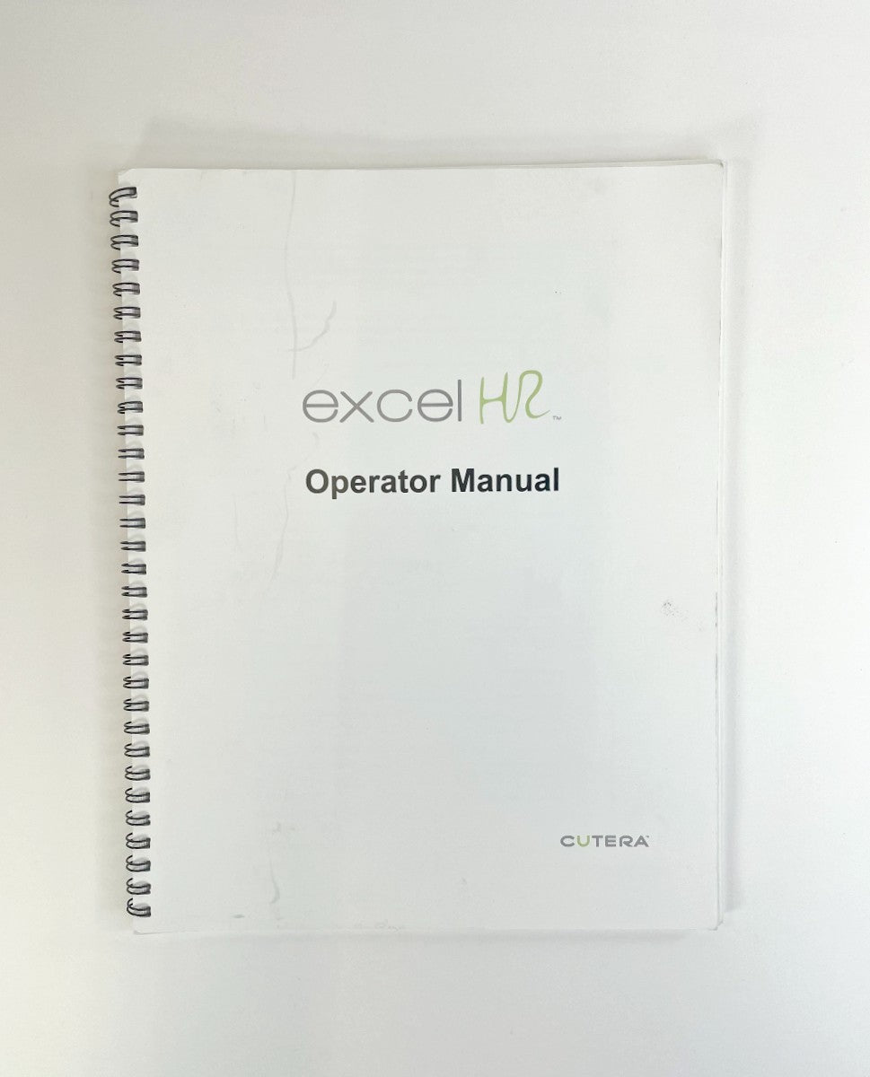 CUTERA excel HR Operator Manual D1492 EXP 2017