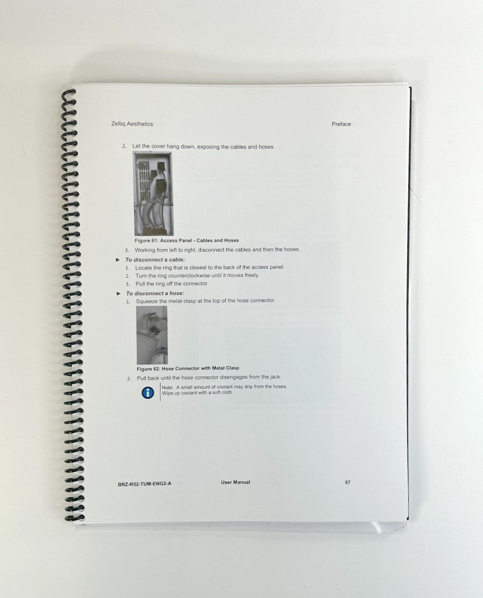 ZELTIQ AESTHETICS SYSTEM USER MANUAL