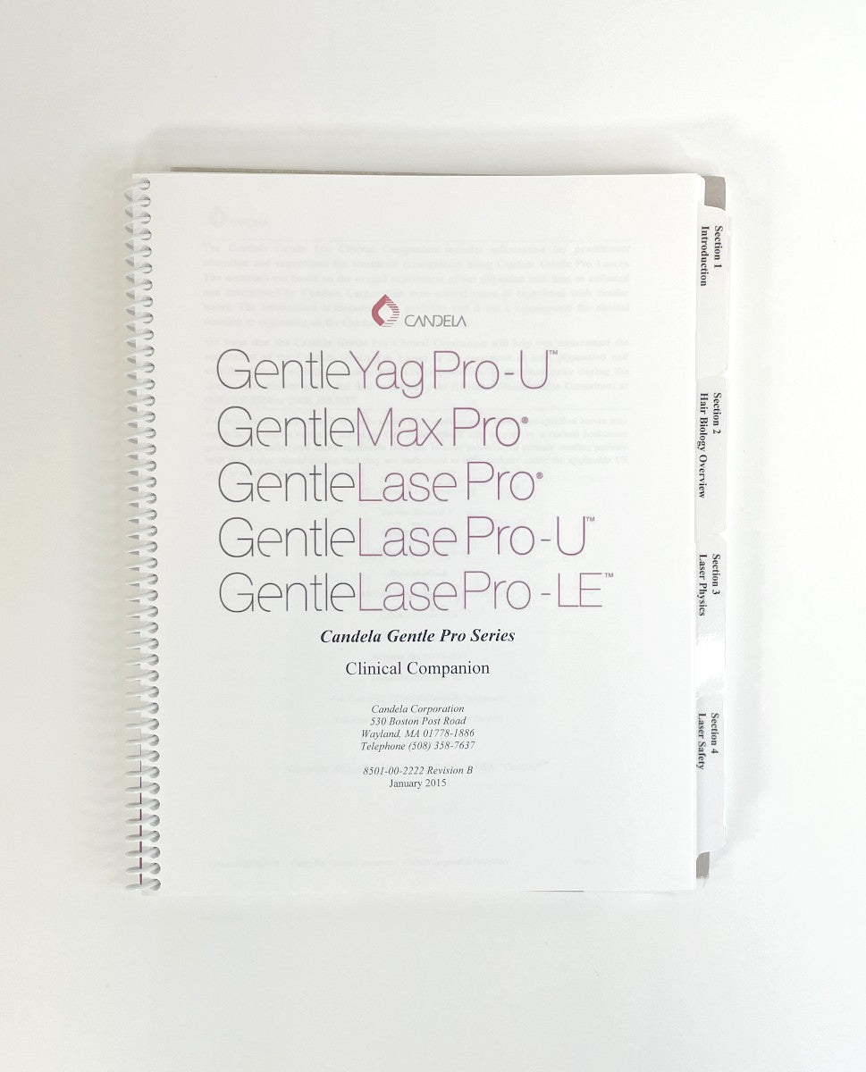 Candela Pulsed Dye Laser Vbeam 1 Clinical In-Service Manual