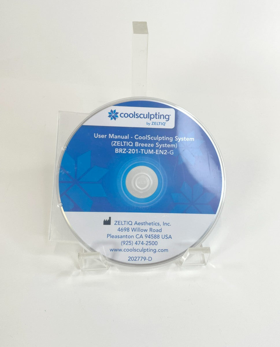 Zeltiq CoolSculpting USER Operator MANUAL CD Breeze System BRZ-201-TUM-EN2-G