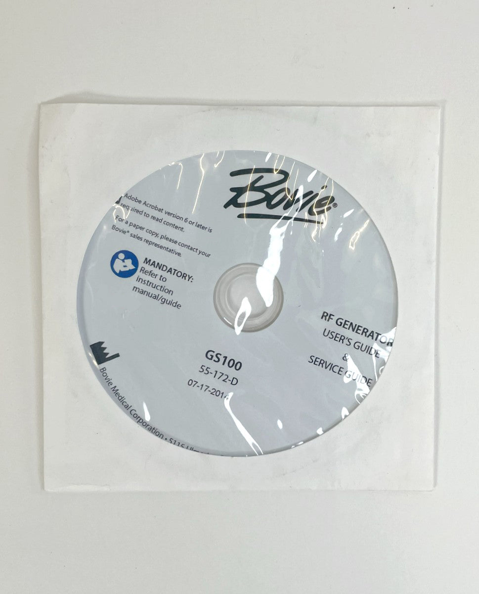 CD manual RF generator Bovie GS100