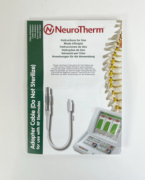 Instructions for use adapter cable for use with RF Electrodes