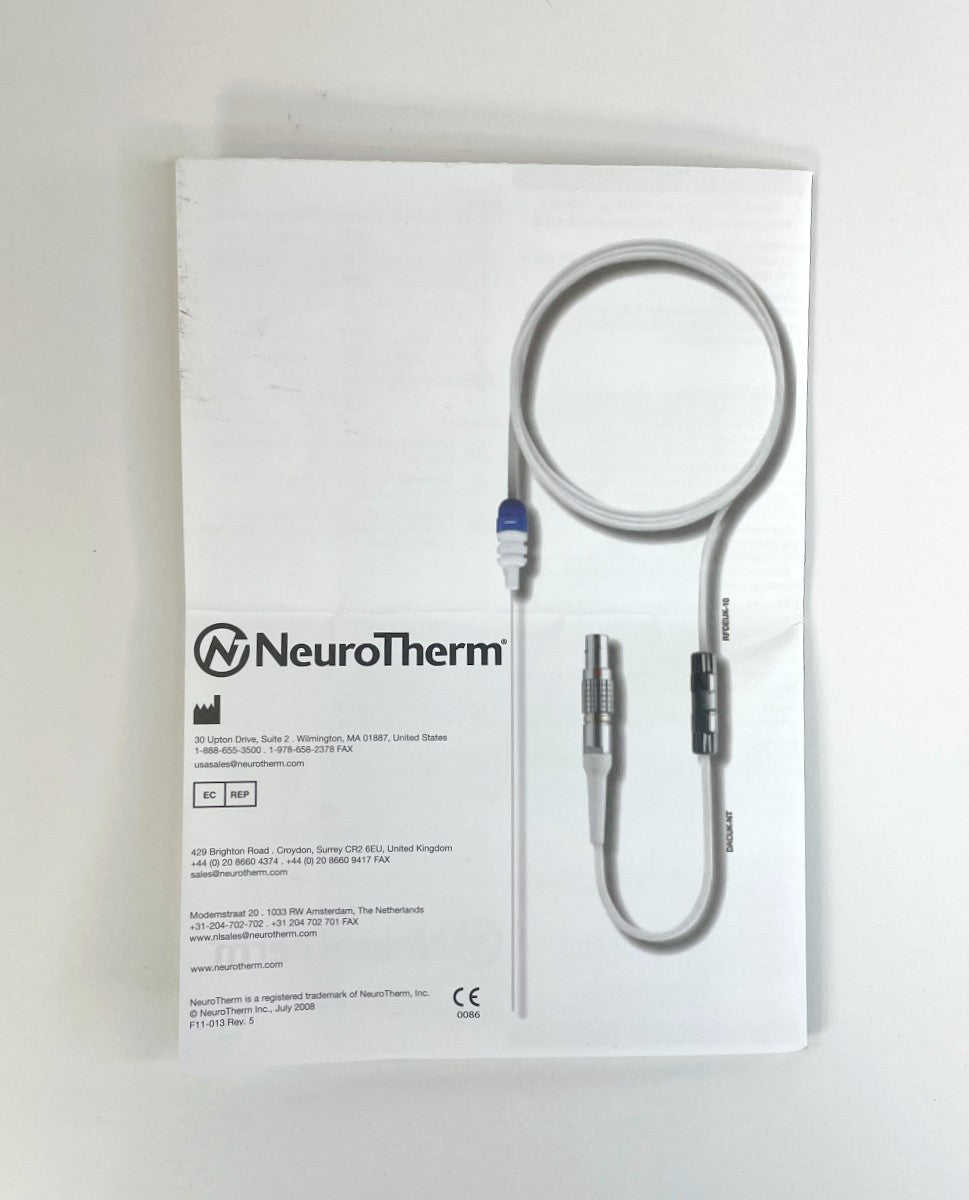 Instructions for use adapter cable for use with RF Electrodes