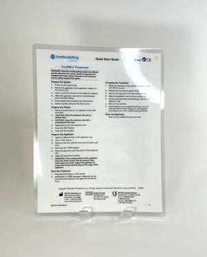 Coolsculpting by ZELTIQ CoolMini Treatment Quick Start Guide BRZ-001-QSG-ENG-E EXP 2016