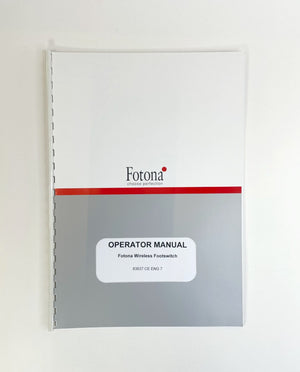 FOTONA Operator Manual Fotona Wireless Footswitch 83637 CE ENG 7