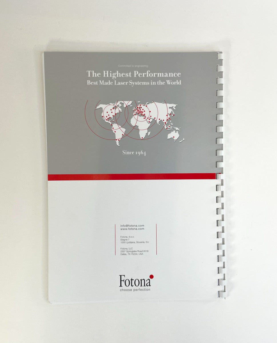 FOTONA Operator Manual Fotona Nd:yag Scanner S-11 L-RUNNER GENERATION 71107 CE ENG 9