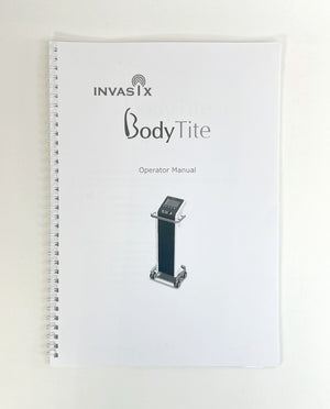 Invasix Body Tite operator manual DO600091H