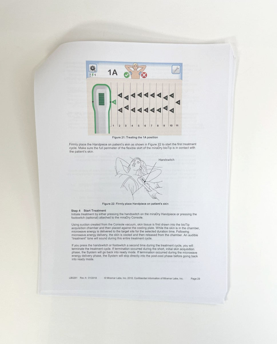 Miramar Labs miraDry MD4000-MC User Manual LB0261 Rev A 01/2018