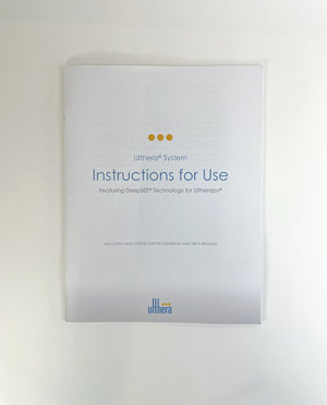 Ulthera Featuring DeepSEE Technology for Ultherapy Instruction for Use 1000931IFU Rev B