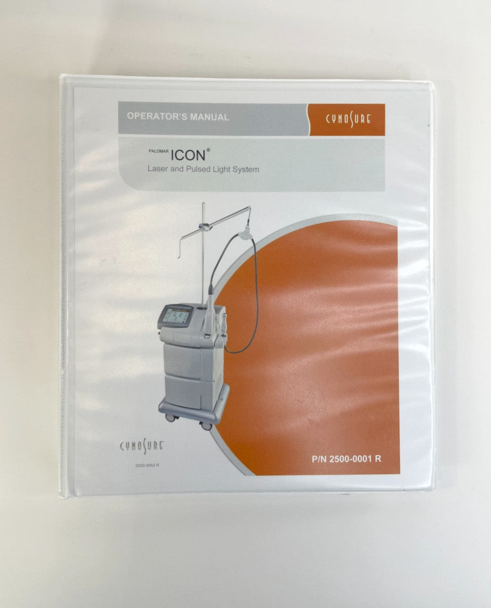 Cynosure Palomar ICON Laser and Pulsed Light System Operator´s Manual