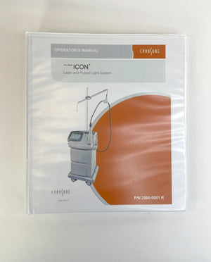 Cynosure Palomar ICON Laser and Pulsed Light System Operator´s Manual