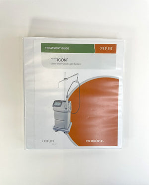 Cynosure Palomar ICON IPL Laser Treatment Guide Reference User Manual 2500-0014L