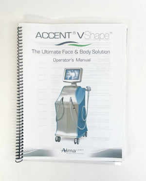 Alma Accent Vshape User Operator Manual