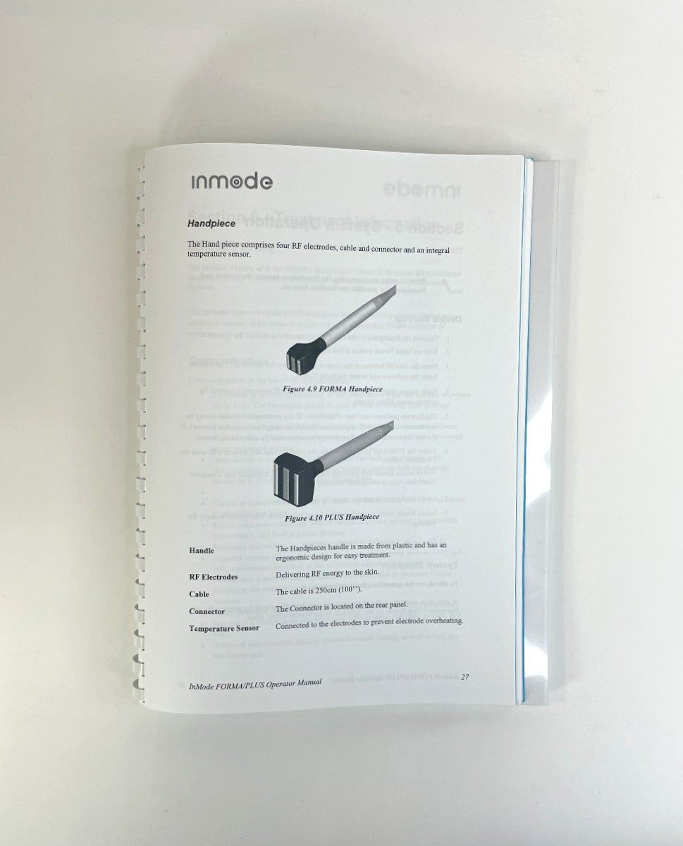 InMode System w/ Diolaze Handpiece Manual DO6022521A