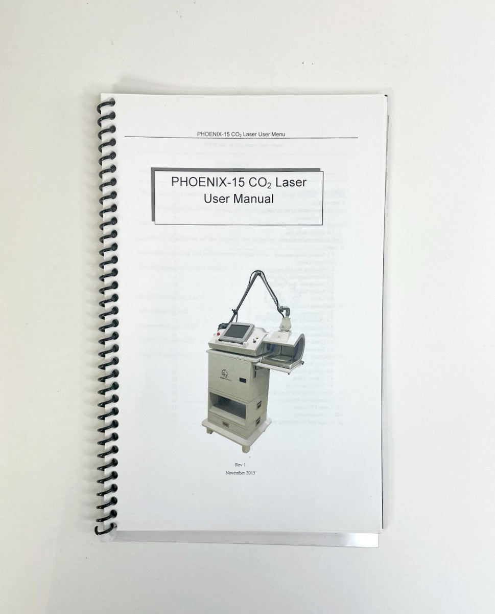 PHOENIX-15 CO2 - Laser User Manual REV 1, 2015