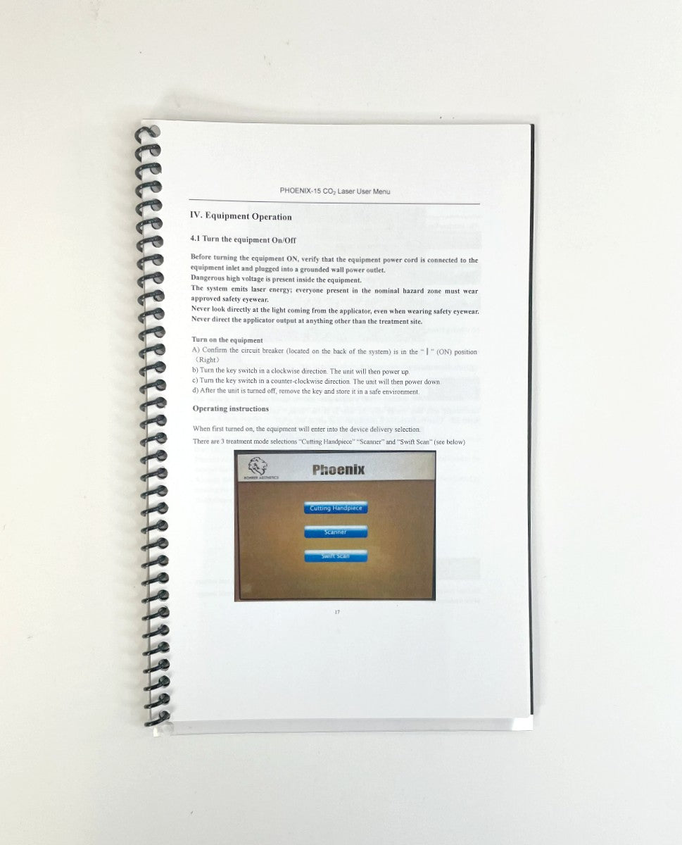PHOENIX-15 CO2 - Laser User Manual REV 1, 2015