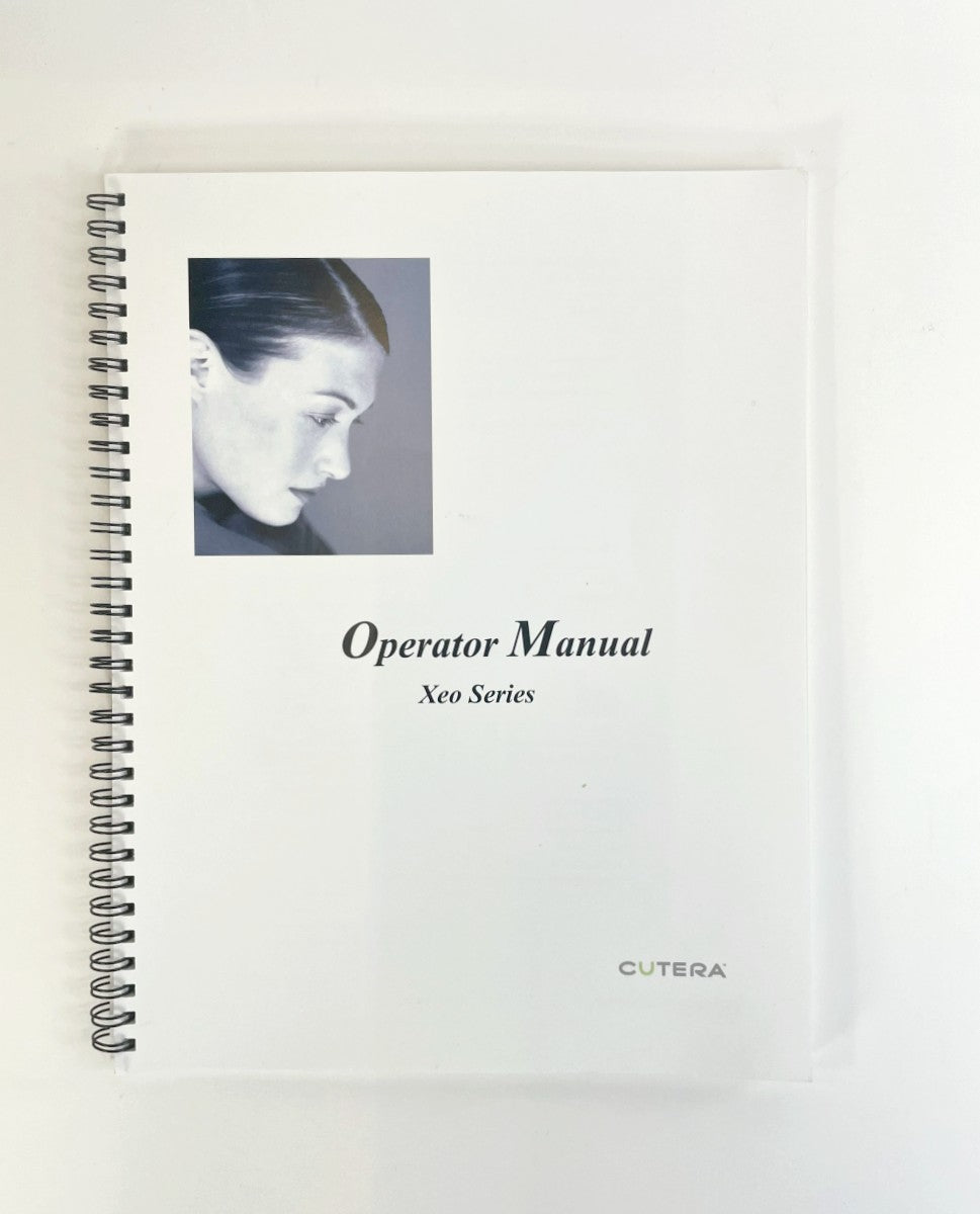 Cutera 09-2016 Operator Manual XEO Series D0075 REV N