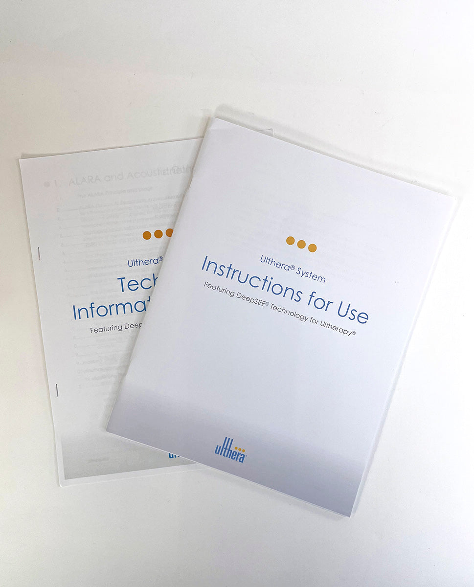 Ulthera System Instructions for Use Featuring DeepSEE Technology for Ultherapy 100931IFU
