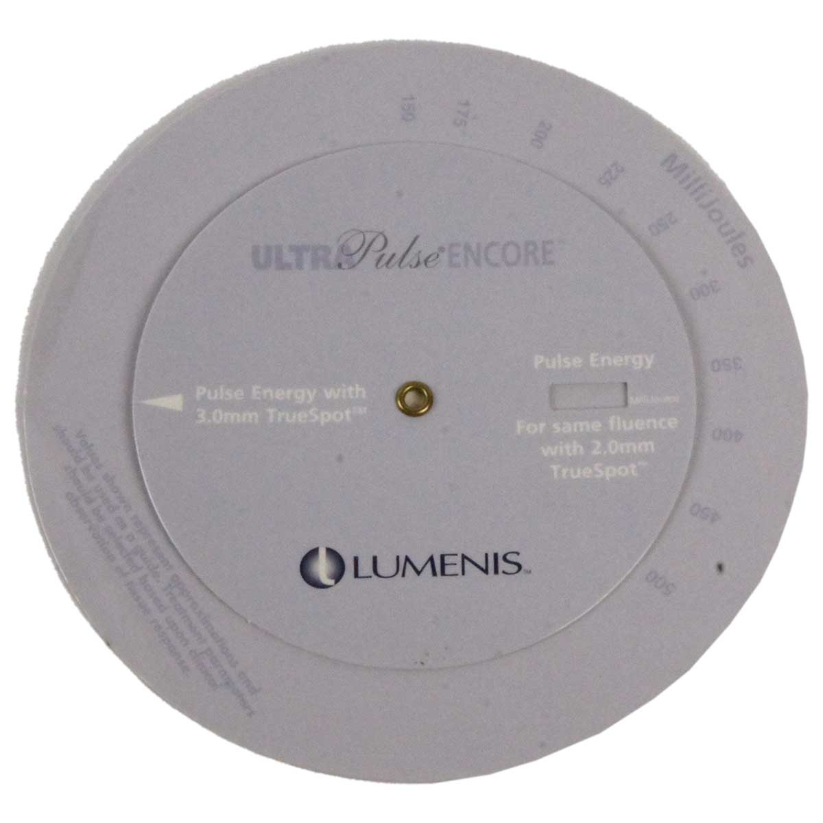 Lumenis UltraPulse Encore Guide WHEEL 3mm to 2mm TrueSpot Energy Fluence