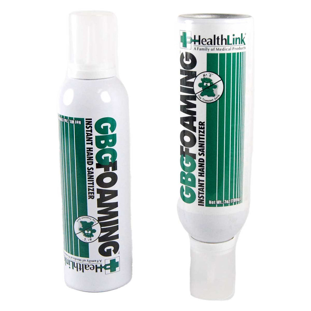 GBG Foaming Instant Hand Sanitizer 7oz HealthLink HLK 7773 Health 2Pk EXPIRED