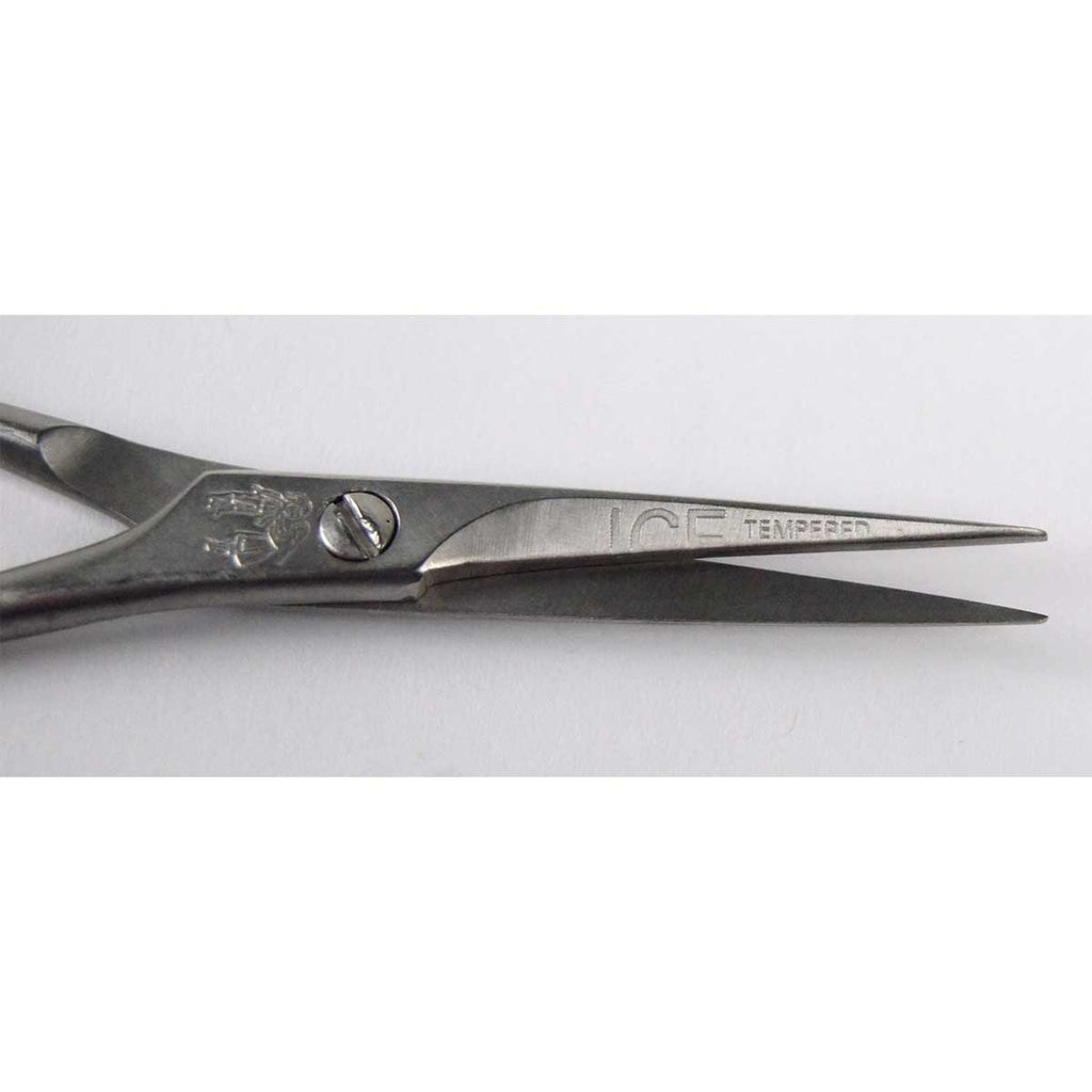 F.W. Engles 4in Tying Scissors Sugar Serrated ICE Hardened Vintage Steel Fine