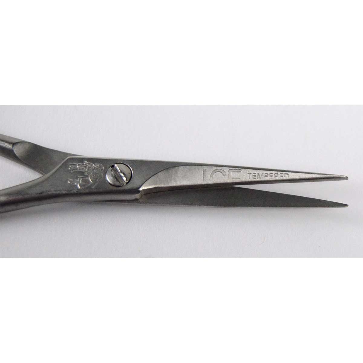 F.W. Engles 4in Tying Scissors Sugar Serrated ICE Hardened Vintage Steel Fine