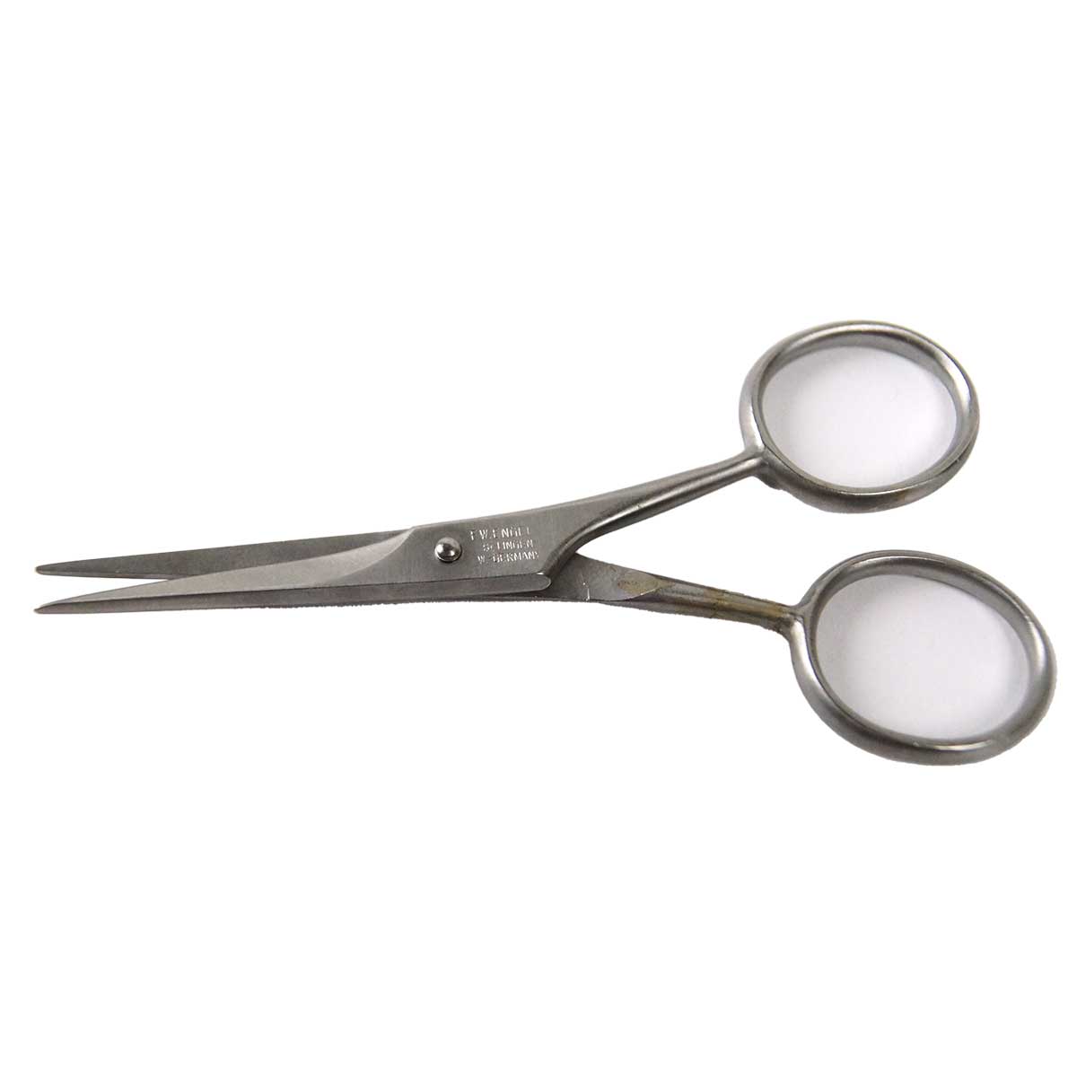 F.W. Engles 4in Tying Scissors Sugar Serrated ICE Hardened Vintage Steel Fine