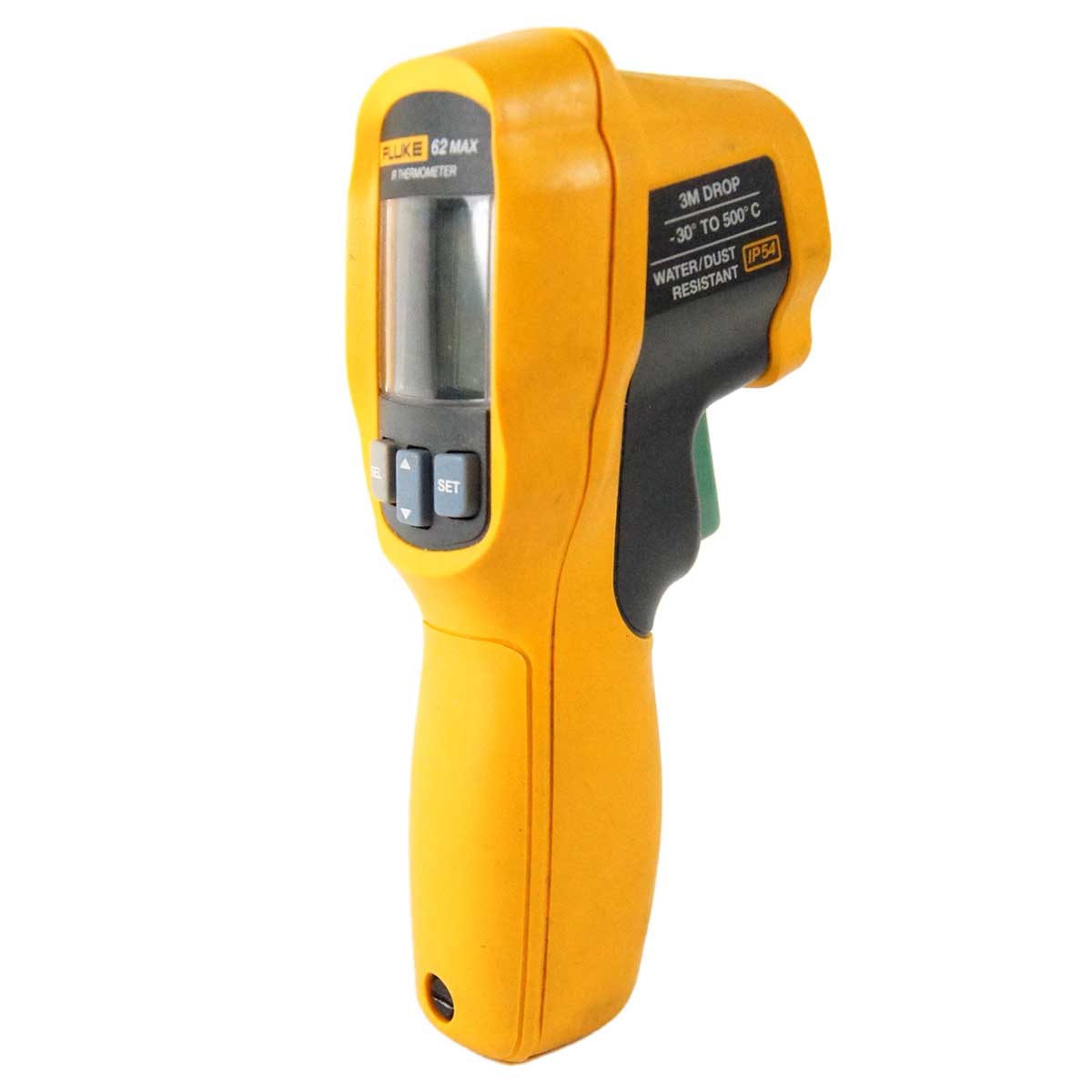 Fluke 62 Max IP54 Infrared Thermometer IR -30C to +500C 101 Distance Spot Ratio