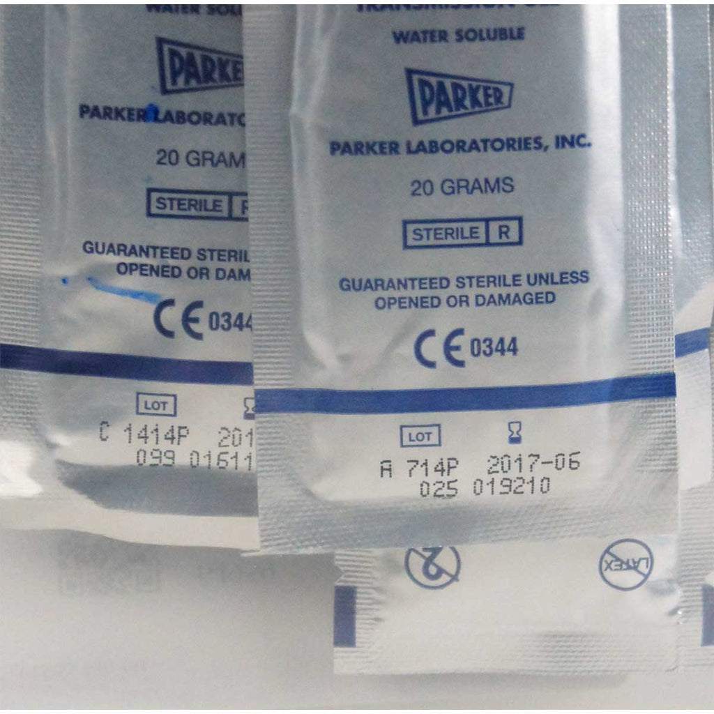 Aquasonic 100 Ultrasound Transmission Gel 20gm Foil Pouch EXP2017 Pack of 18