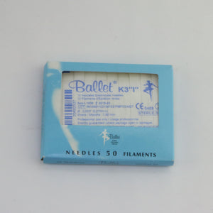 Ballet K3 I Insulated 0.075mm x 0.80mm Electrolysis Needle LOT OF 28 EXP 2015