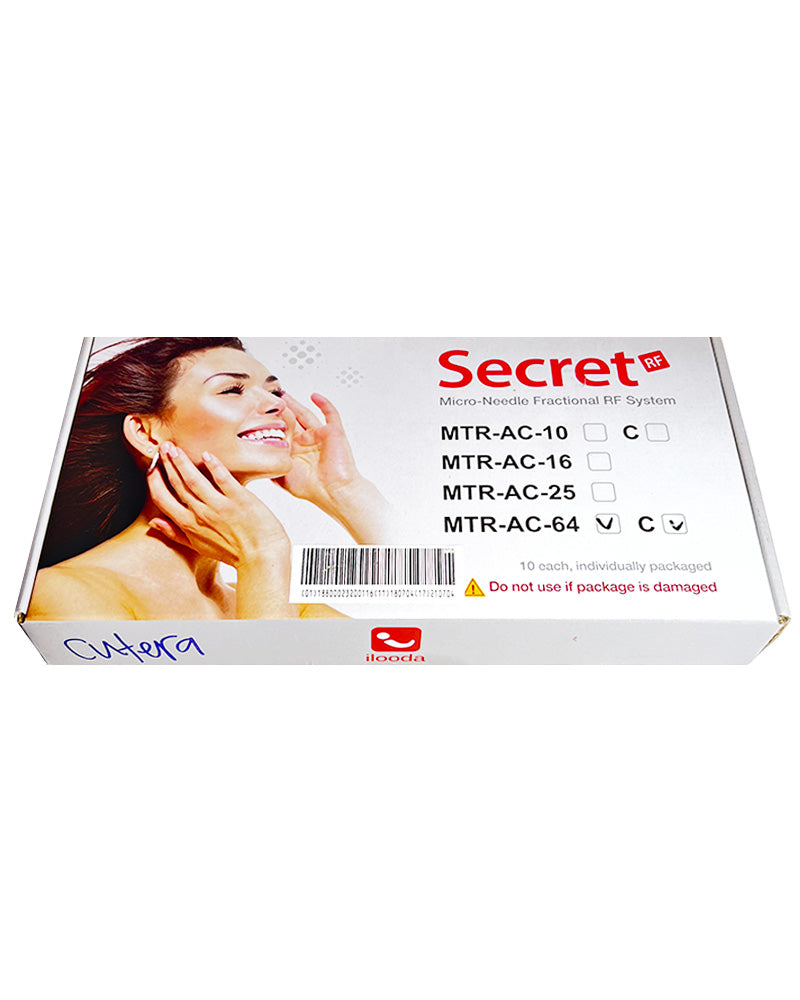 SecretRF Cutera RF Semi-Insulated Microneedle Cartridge MTR-AC-C-64 64-Pin 5x PC (Exp)
