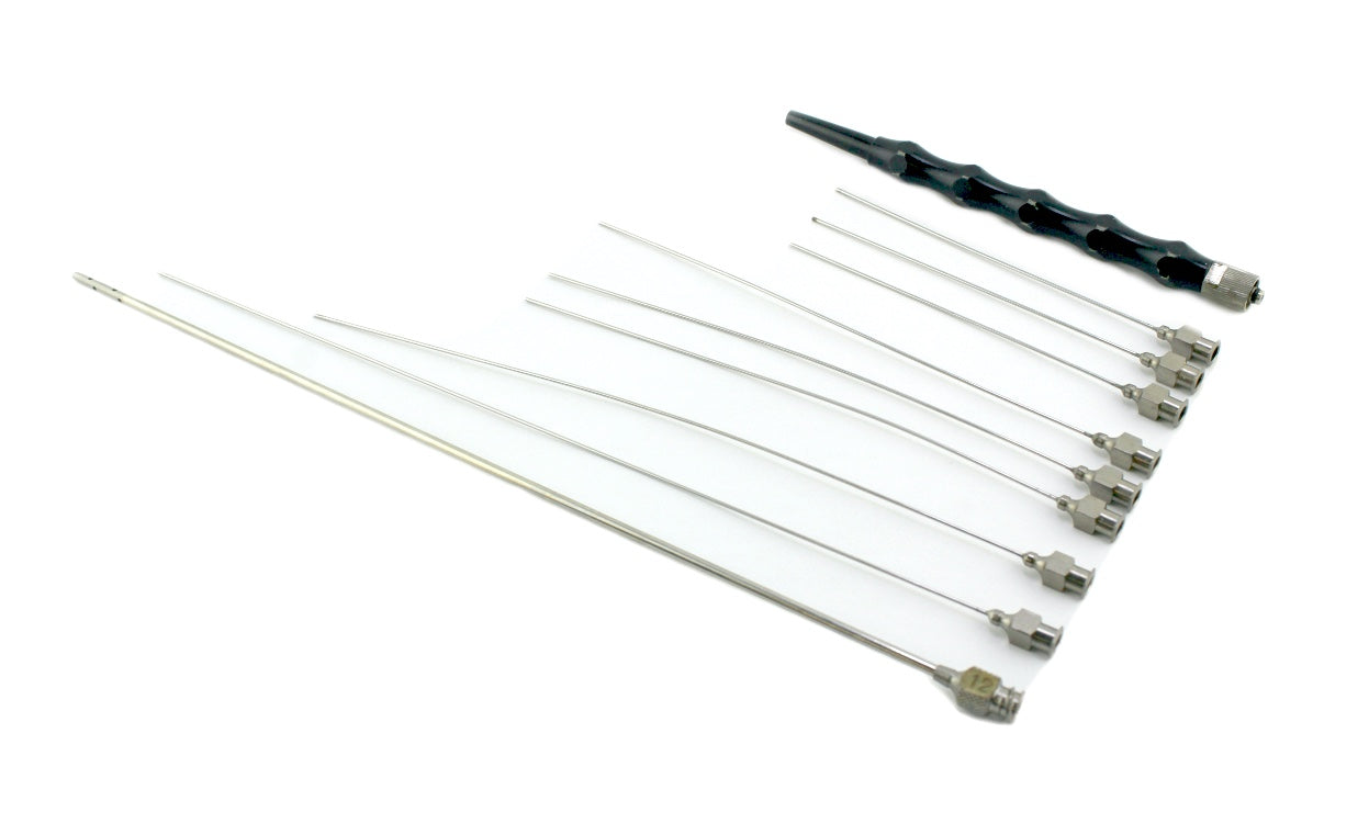 Cannulae Surgical Instrument Aspiration Cannula Handpiece Small Set Kit x10 Pcs