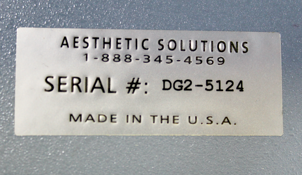Aesthetic Solutions Dermaglow II Professional Microdermabrasion Machine 62 hours