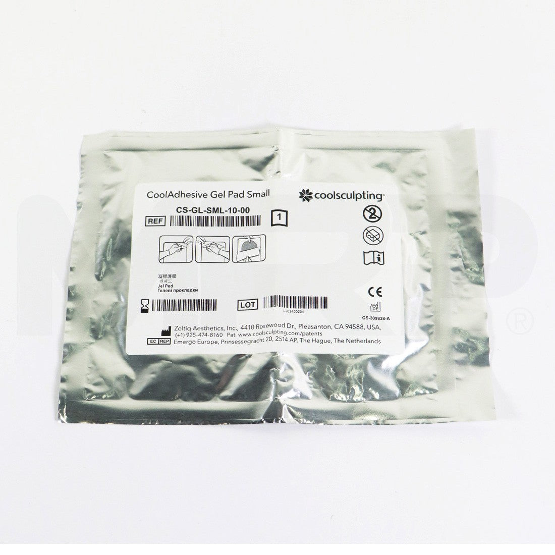 Zeltiq Coolsculpting CoolAdhesive Gel Pad Small, Single - Expired
