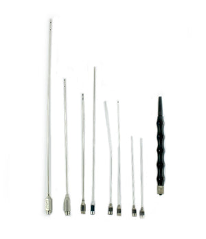 Cannulae Surgical Instrument Aspiration Cannula Handpiece Small Set Kit x9 Pcs