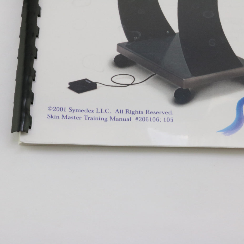 2001 Symedex 206106 SkinMaster MD7 Skin Rejuvenation Owner/Service Manual REV105