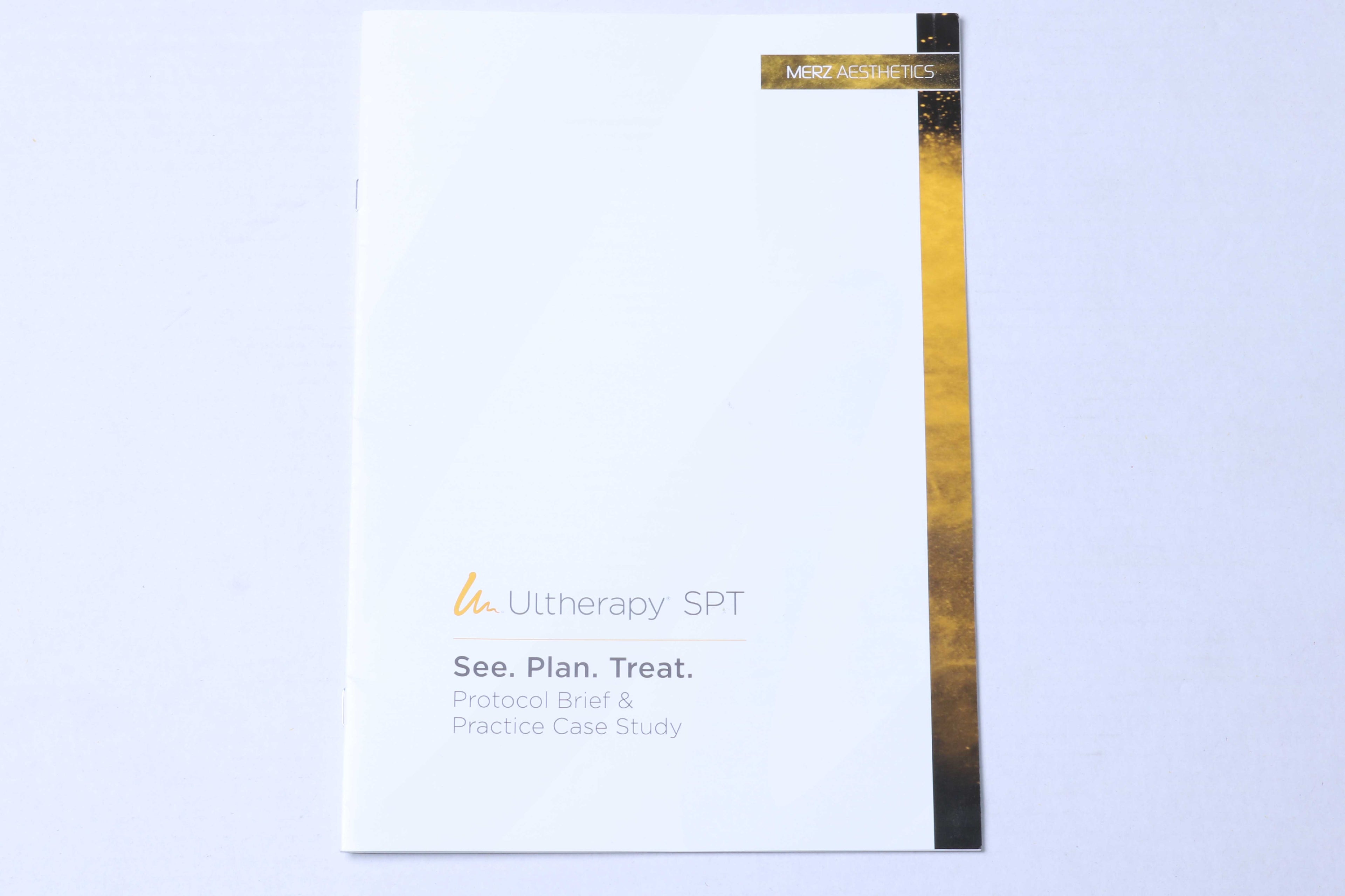 2019 Ulthera Ultherapy SPT Protocol Brief & Case Study Educational Material