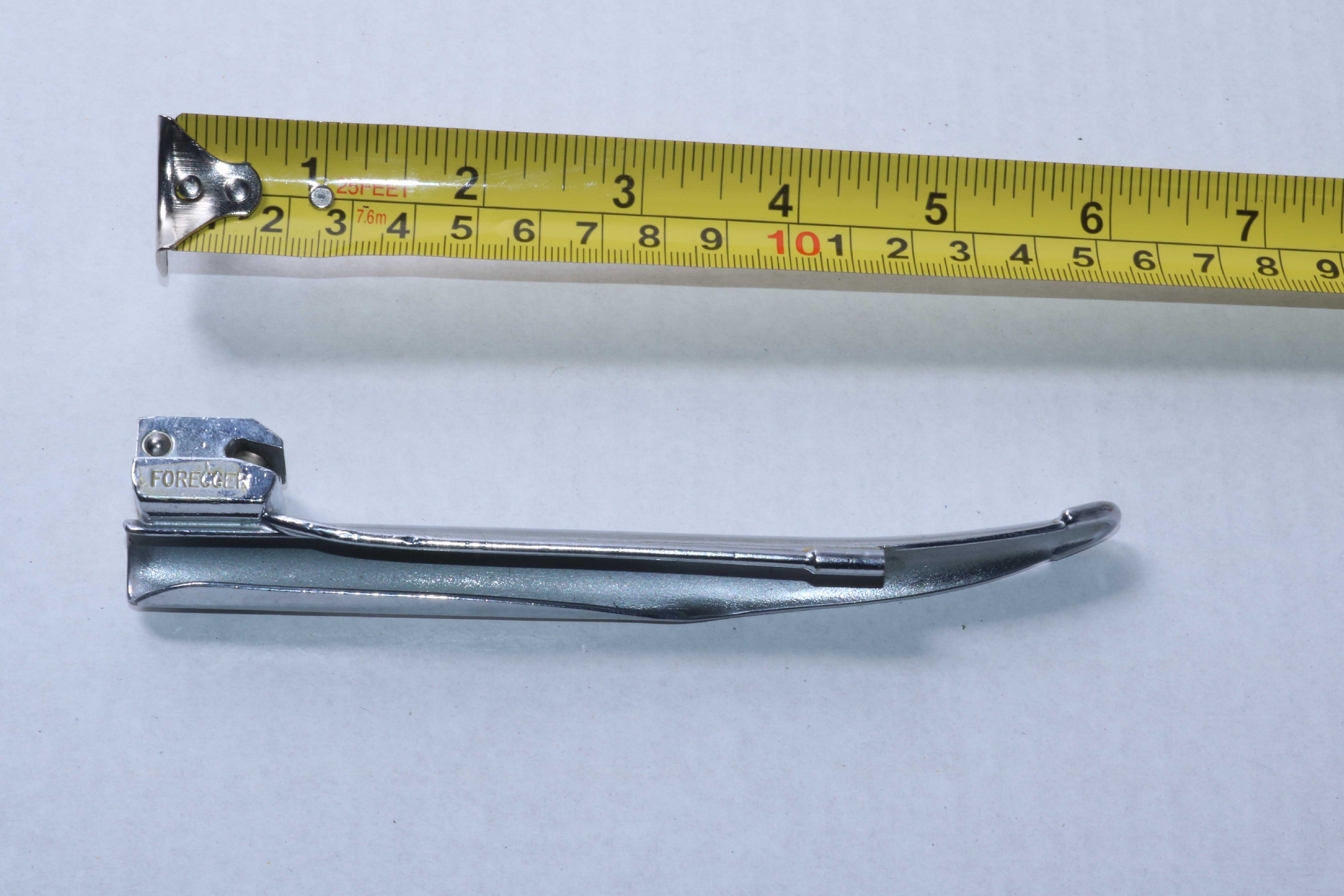 Foregger Miller Size #2 Laryngoscope Blade UNTESTED AS IS FOR PARTS