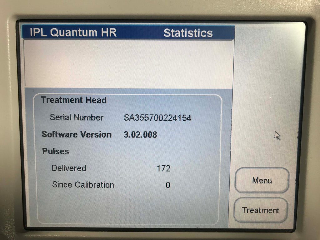 Lumenis IPL Quantum HR 695 Hair Removal Handpiece Light Use Excellent Condition